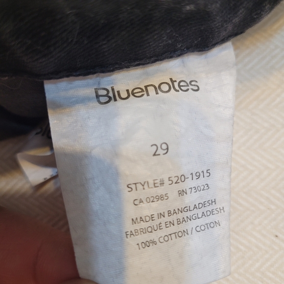 Bluenotes jean shorts in black - Picture 7 of 7